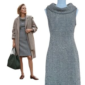 CHANEL Style Kennedy Tweed Dress  Medium